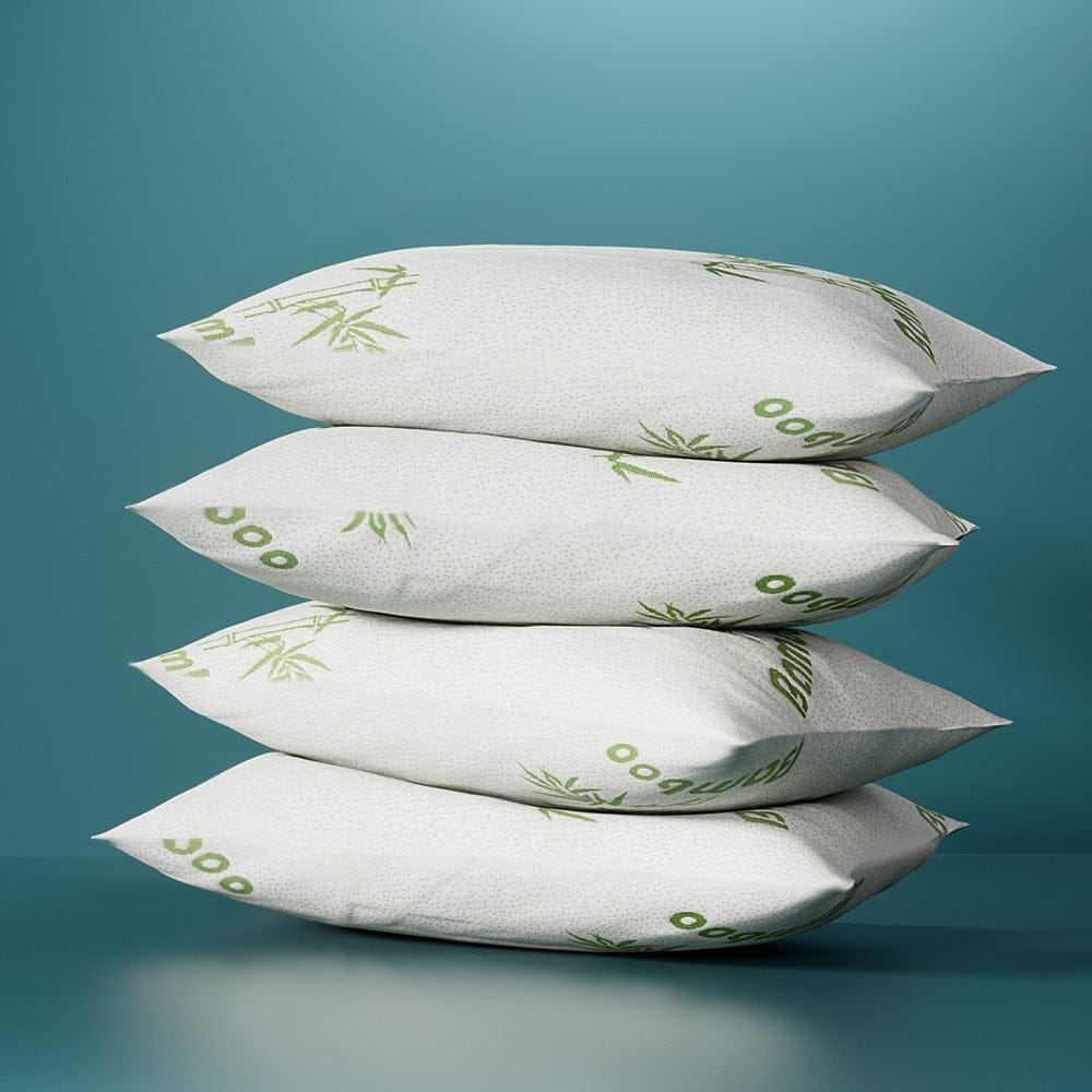 Giselle Home & Garden > Bedding > Pillows Giselle Bedding 4 Pack Bamboo Pillow Family Hotel