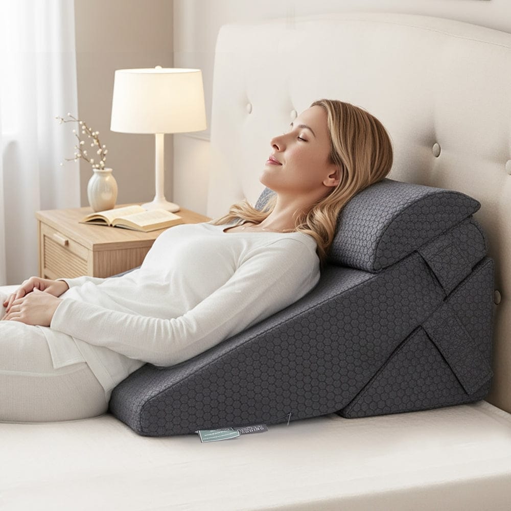 Giselle Home & Garden > Bedding > Pillows Giselle Bedding Adjustable Wedge Pillow Grey