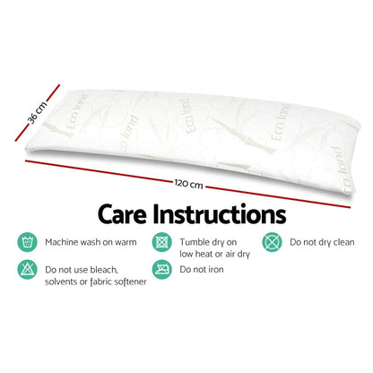 Giselle Home & Garden > Bedding > Pillows Giselle Bedding Body Support Pillow Bamboo Cover