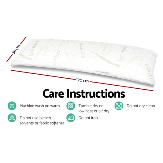 Giselle Home & Garden > Bedding > Pillows Giselle Bedding Body Support Pillow Bamboo Cover