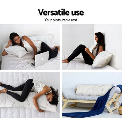 Giselle Home & Garden > Bedding > Pillows Giselle Bedding Body Support Pillow Bamboo Cover