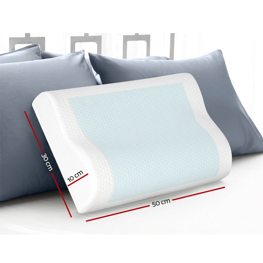 Giselle Home & Garden > Bedding > Pillows Giselle Bedding Contour Pillow Cool Gel Twin Pack