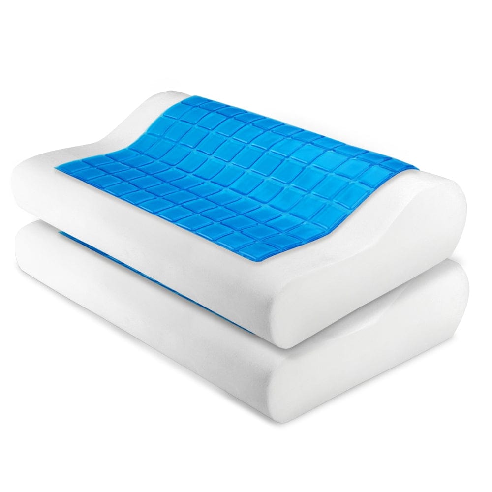 Giselle Home & Garden > Bedding > Pillows Giselle Bedding Contour Pillow Cool Gel Twin Pack