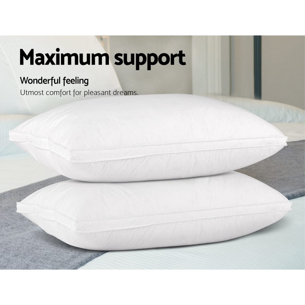 Giselle Home & Garden > Bedding > Pillows Giselle Bedding Duck Feather Down Pillow Luxury Twin Pack