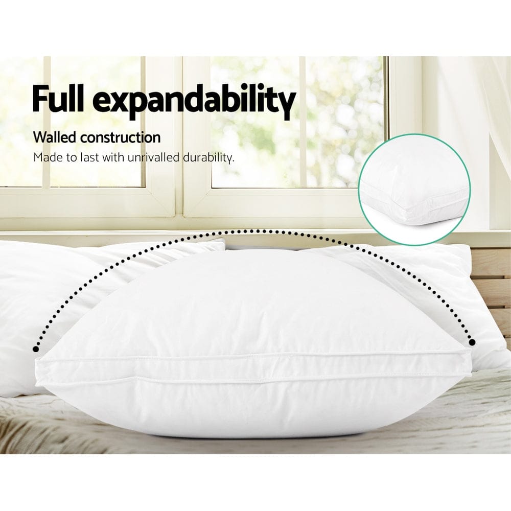 Giselle Home & Garden > Bedding > Pillows Giselle Bedding Duck Feather Down Pillow Luxury Twin Pack