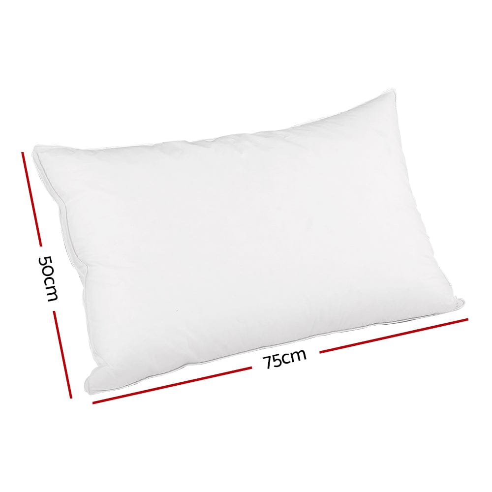 Giselle Home & Garden > Bedding > Pillows Giselle Bedding Duck Feather Down Pillow Luxury Twin Pack