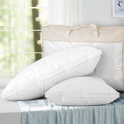Giselle Home & Garden > Bedding > Pillows Giselle Bedding Duck Feather Down Pillow Luxury Twin Pack