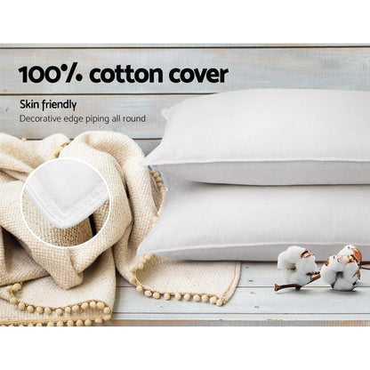 Giselle Home & Garden > Bedding > Pillows Giselle Bedding Duck Feather Down Pillow Twin Pack