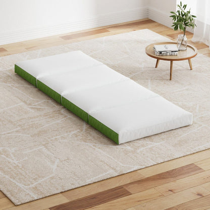 Giselle Home & Garden > Bedding > Pillows Giselle Bedding Foldable Mattress Folding Foam Single Green