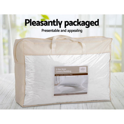 Giselle Home & Garden > Bedding > Pillows Giselle Bedding Goose Feather Down Pillow Twin Pack