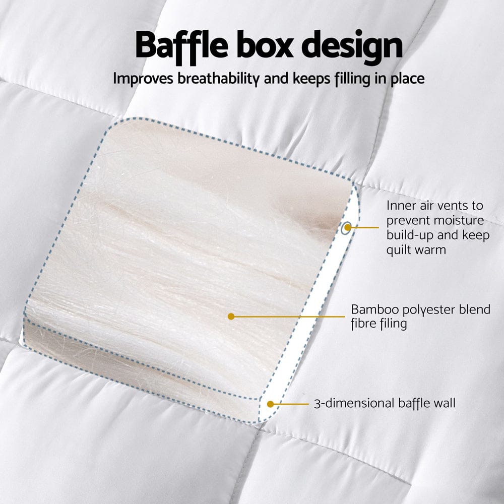 Giselle Home & Garden > Bedding > Pillows Giselle Bedding Mattress Topper Pillowtop Bamboo Cot