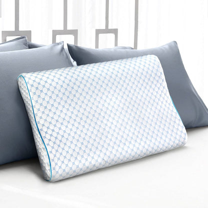 Giselle Home & Garden > Bedding > Pillows Giselle Bedding Memory Foam Contour Pillow Cool Gel