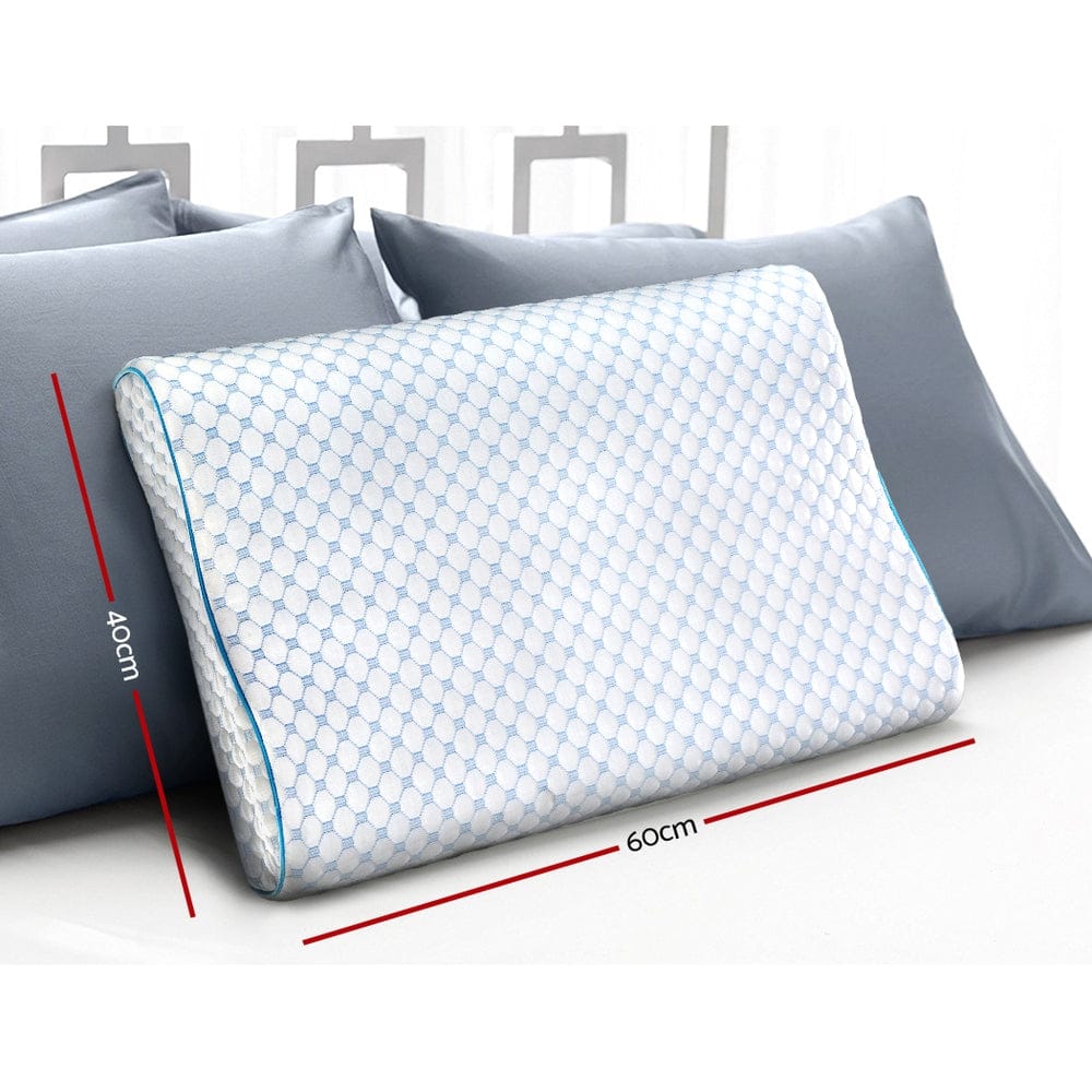 Giselle Home & Garden > Bedding > Pillows Giselle Bedding Memory Foam Contour Pillow Cool Gel