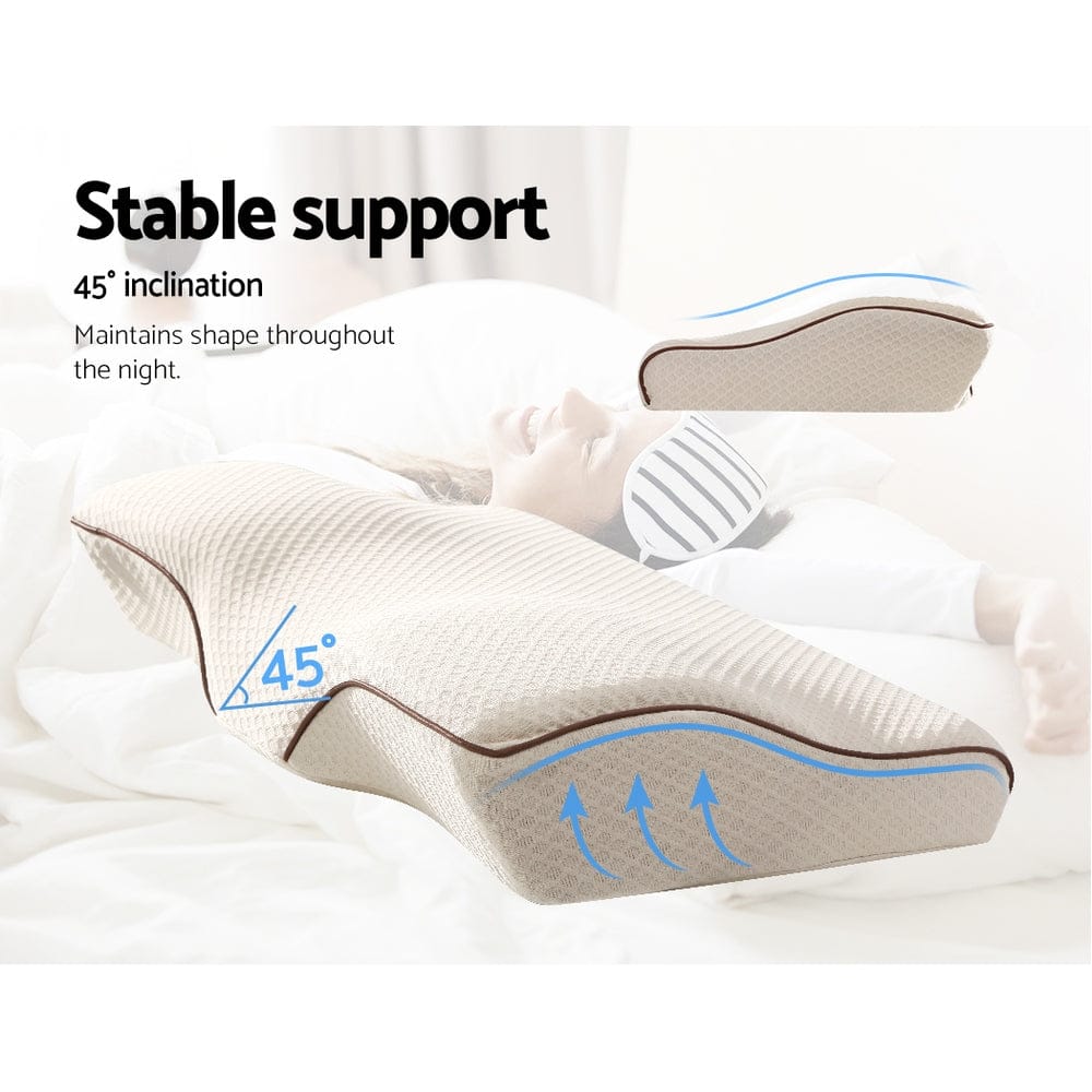 Giselle Home & Garden > Bedding > Pillows Giselle Bedding Memory Foam Contour Pillow