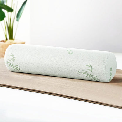 Giselle Home & Garden > Bedding > Pillows Giselle Bedding Memory Foam Neck Roll Pillow Bamboo Cover