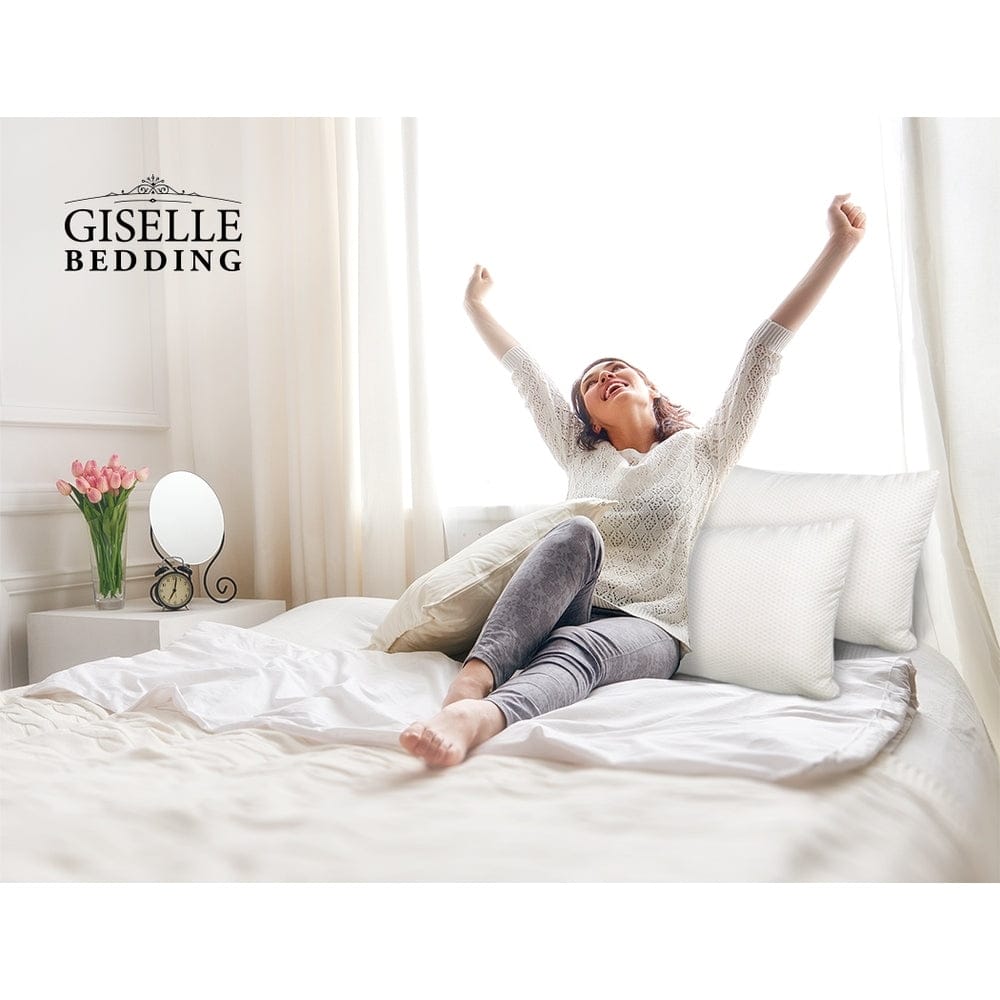 Giselle Home & Garden > Bedding > Pillows Giselle Bedding Memory Foam Pillow 13cm Thick Twin Pack