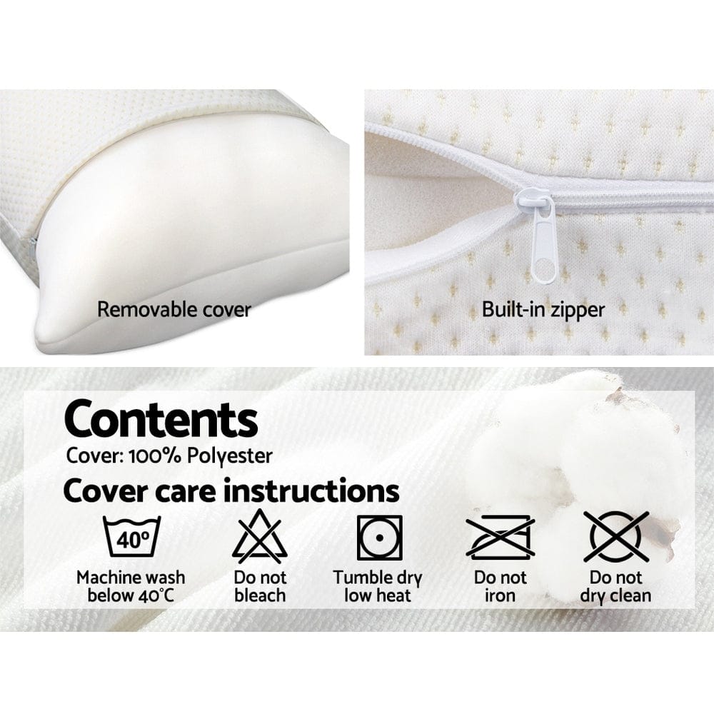 Giselle Home & Garden > Bedding > Pillows Giselle Bedding Memory Foam Pillow 13cm Thick Twin Pack
