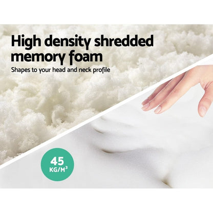 Giselle Home & Garden > Bedding > Pillows Giselle Bedding Memory Foam Pillow 13cm Thick Twin Pack