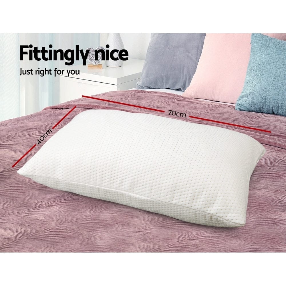 Giselle Home & Garden > Bedding > Pillows Giselle Bedding Memory Foam Pillow 13cm Thick Twin Pack