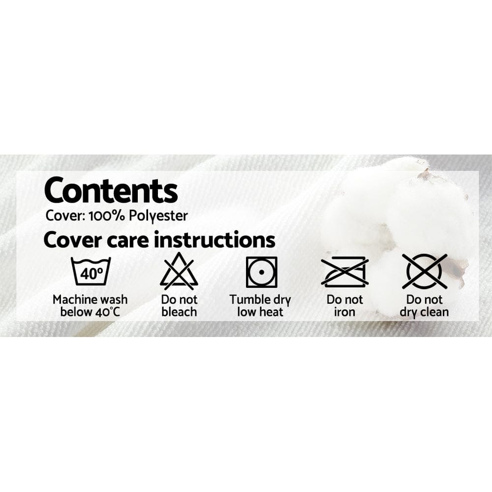 Giselle Home & Garden > Bedding > Pillows Giselle Bedding Memory Foam Pillow 19cm Thick Twin Pack