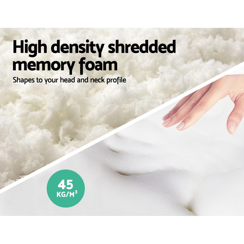 Giselle Home & Garden > Bedding > Pillows Giselle Bedding Memory Foam Pillow 19cm Thick Twin Pack