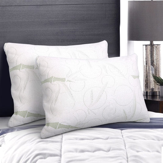 Giselle Home & Garden > Bedding > Pillows Giselle Bedding Memory Foam Pillow Bamboo Twin Pack