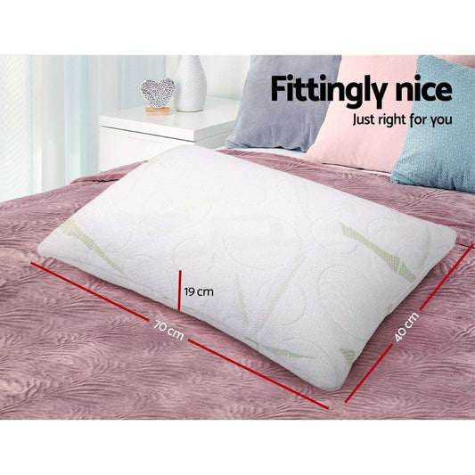 Giselle Home & Garden > Bedding > Pillows Giselle Bedding Memory Foam Pillow Bamboo Twin Pack