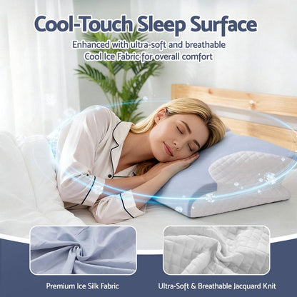 Giselle Home & Garden > Bedding > Pillows Giselle Bedding Memory Foam Pillow Ergonomic Contour