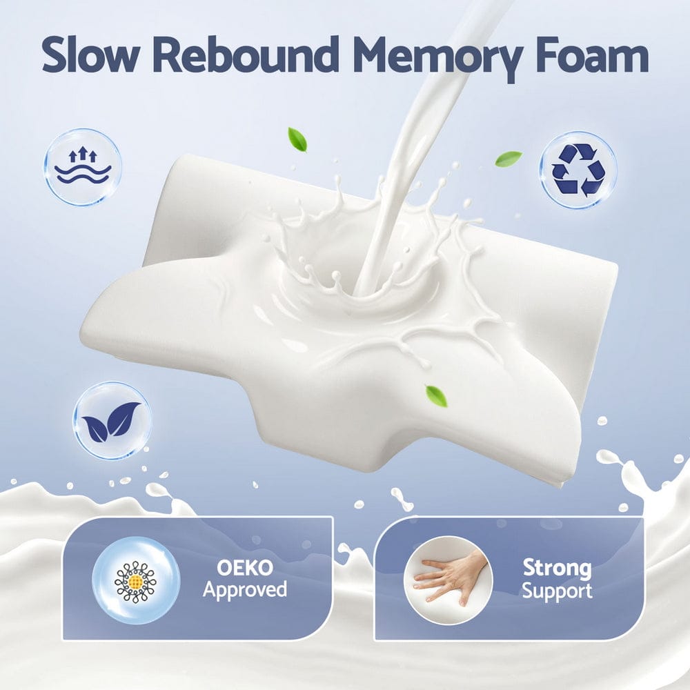 Giselle Home & Garden > Bedding > Pillows Giselle Bedding Memory Foam Pillow Ergonomic Contour