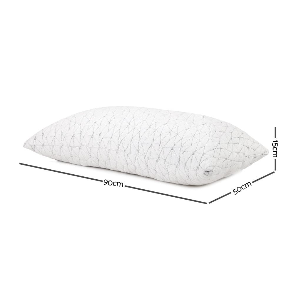 Giselle Home & Garden > Bedding > Pillows Giselle Bedding Memory Foam Pillow King Size Twin Pack