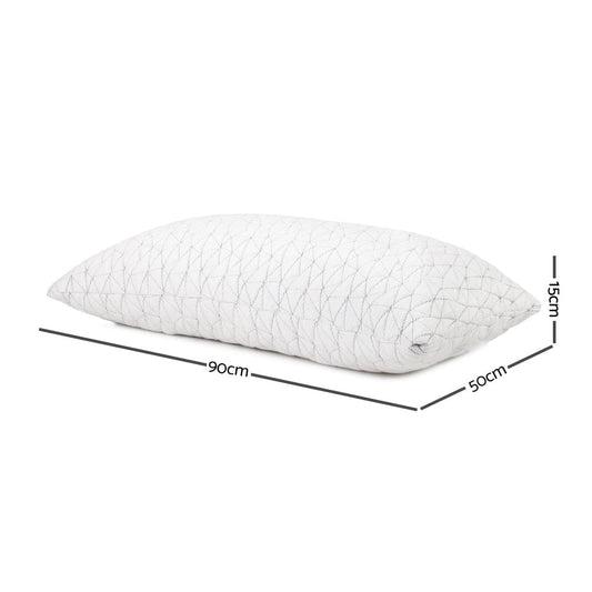 Giselle Home & Garden > Bedding > Pillows Giselle Bedding Memory Foam Pillow King Size Twin Pack