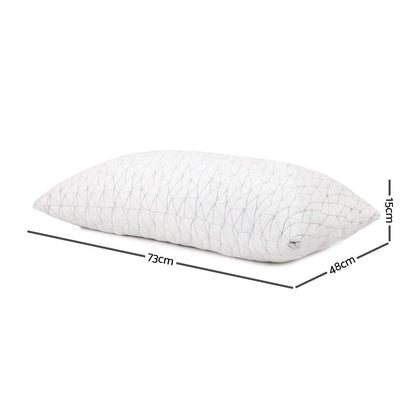 Giselle Home & Garden > Bedding > Pillows Giselle Bedding Memory Foam Pillow Single Size Twin Pack