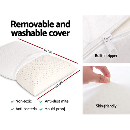Giselle Home & Garden > Bedding > Pillows Giselle Bedding Natural Latex Pillow Classic Twin Pack