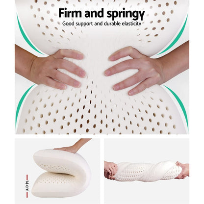 Giselle Home & Garden > Bedding > Pillows Giselle Bedding Natural Latex Pillow Classic Twin Pack