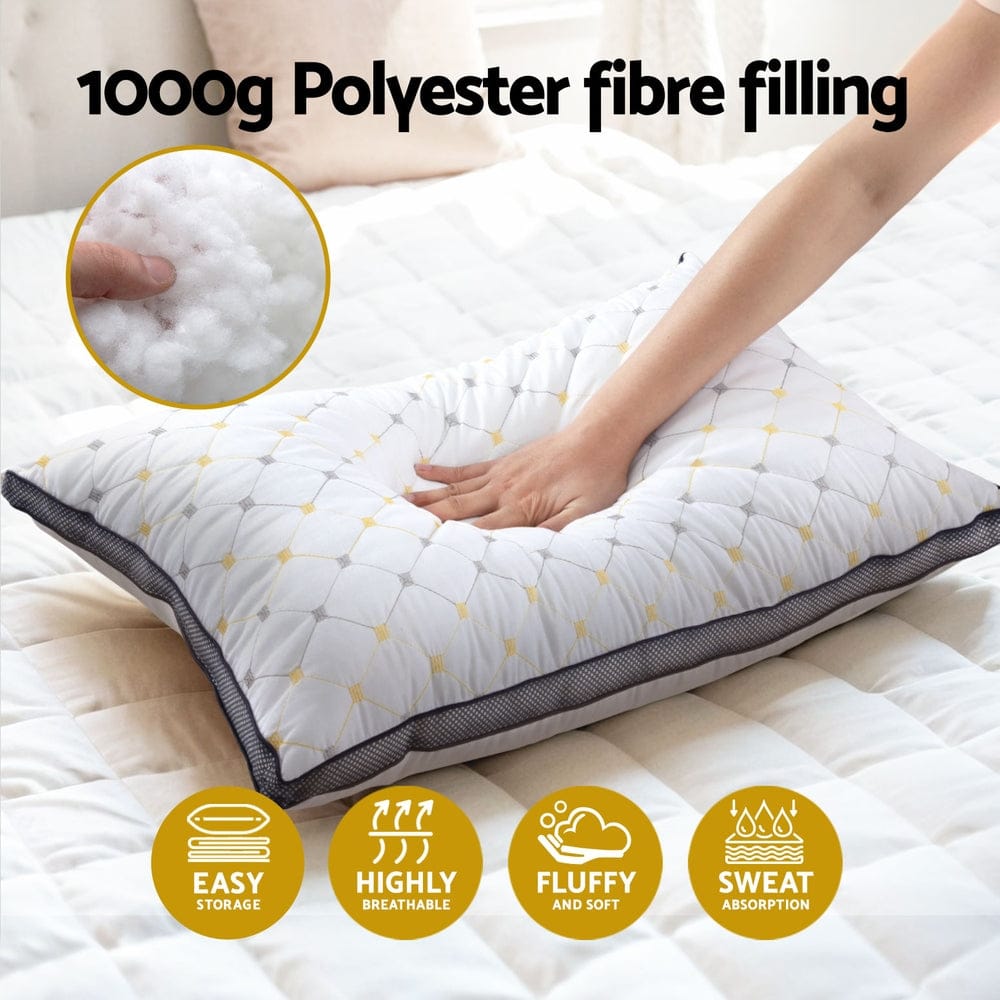 Giselle Home & Garden > Bedding > Pillows Giselle Bedding Pillows Microfibre Pillow