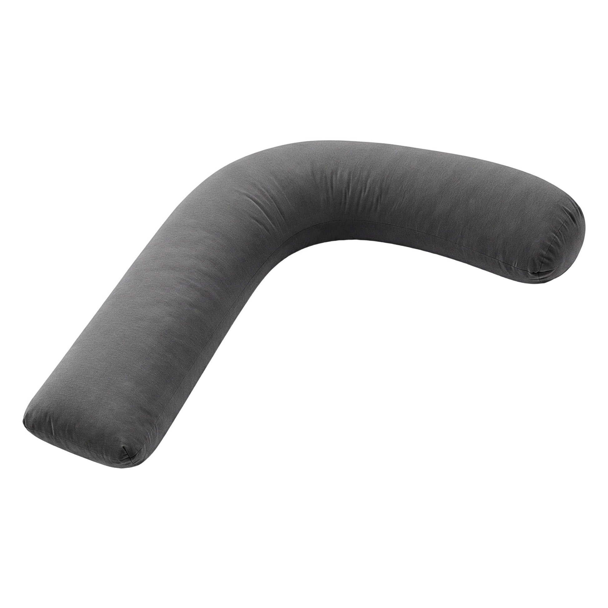 Giselle Home & Garden > Bedding > Pillows Giselle Bedding Pregnancy Pillow for Side Sleeping L-Shaped Maternity Body Pillow for Women 100% Cotton Jersey Cover for Head Neck Belly Support, 63x115 cm Grey