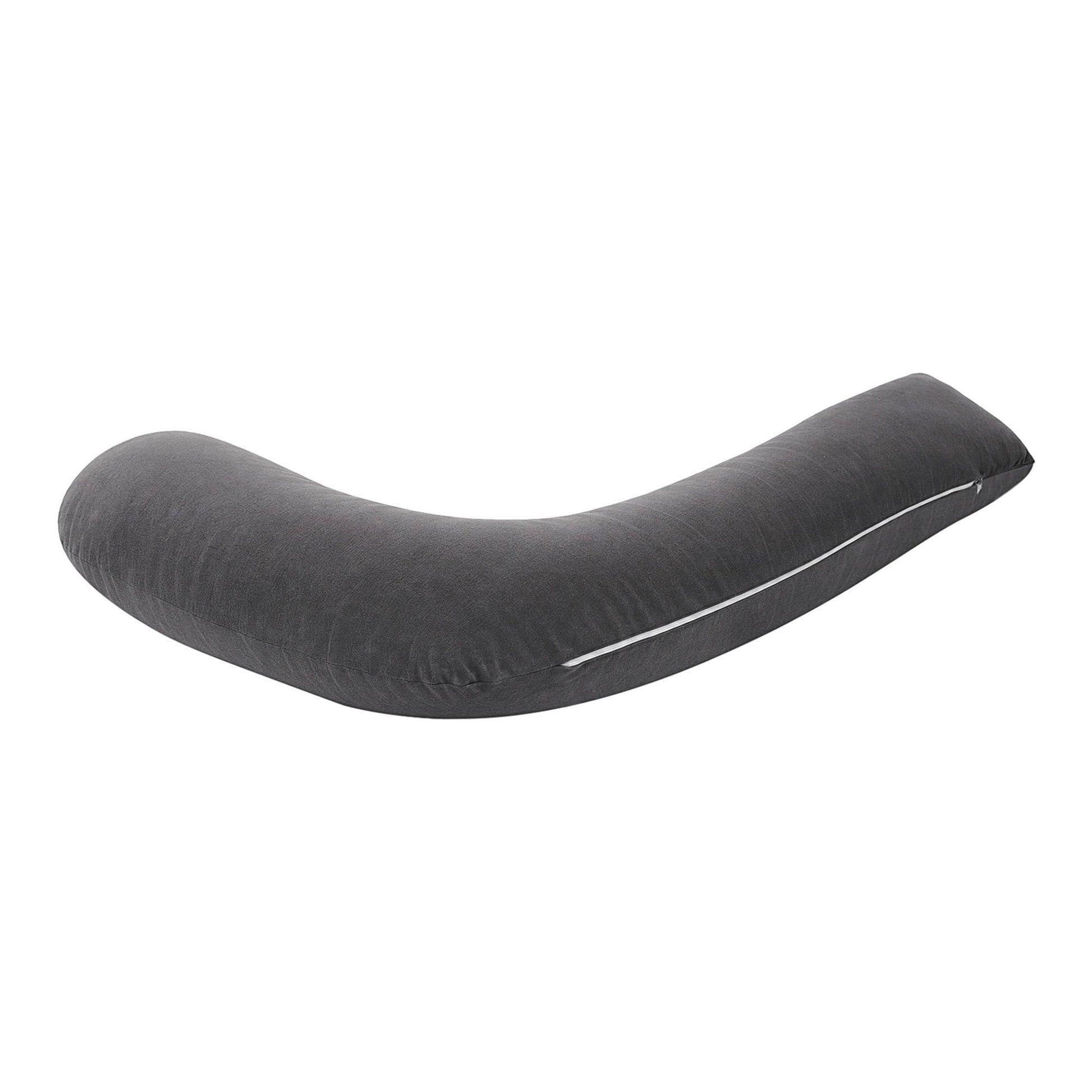Giselle Home & Garden > Bedding > Pillows Giselle Bedding Pregnancy Pillow for Side Sleeping L-Shaped Maternity Body Pillow for Women 100% Cotton Jersey Cover for Head Neck Belly Support, 63x115 cm Grey
