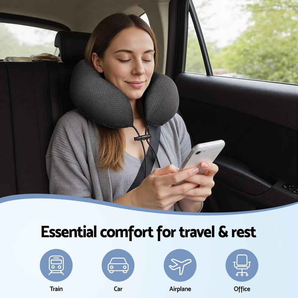 Giselle Home & Garden > Bedding > Pillows Giselle Bedding Travel Neck Pillow U-Shape Support Memory Foam Plane Car Cushion