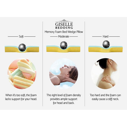 Giselle Home & Garden > Bedding > Pillows Giselle Bedding Wedge Pillow Bamboo Cover