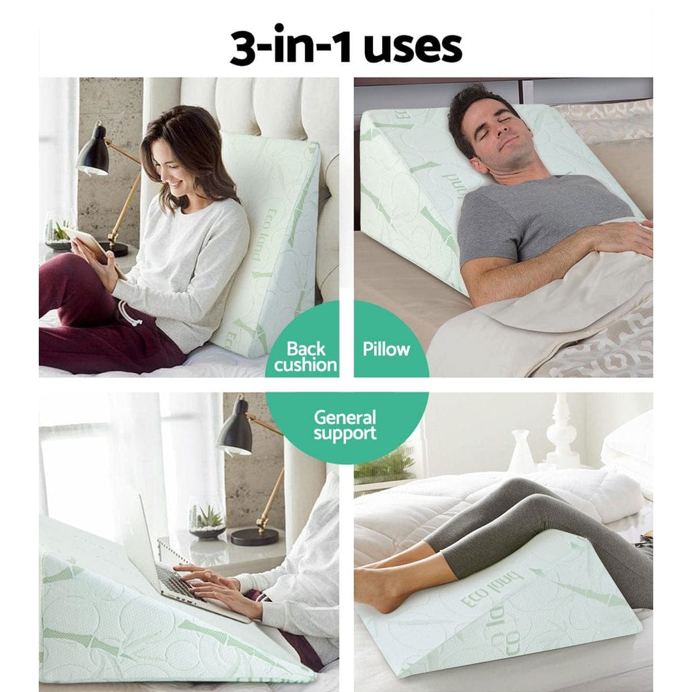 Giselle Home & Garden > Bedding > Pillows Giselle Bedding Wedge Pillow Bamboo Cover