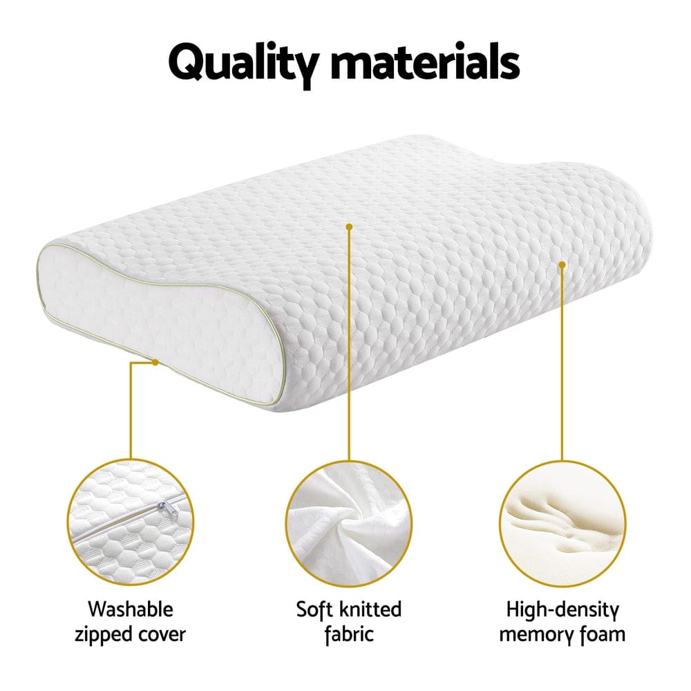 Giselle Home & Garden > Bedding > Pillows Giselle Memory Foam Pillow Contour Neck