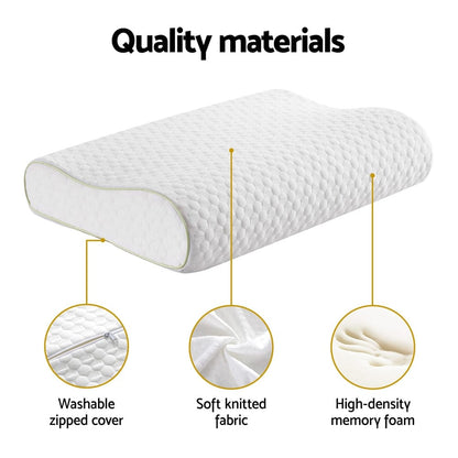 Giselle Home & Garden > Bedding > Pillows Giselle Memory Foam Pillow Contour Neck
