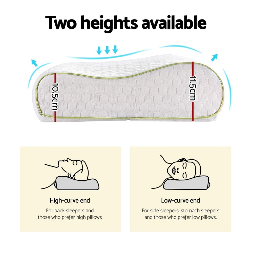 Giselle Home & Garden > Bedding > Pillows Giselle Memory Foam Pillow Contour Neck