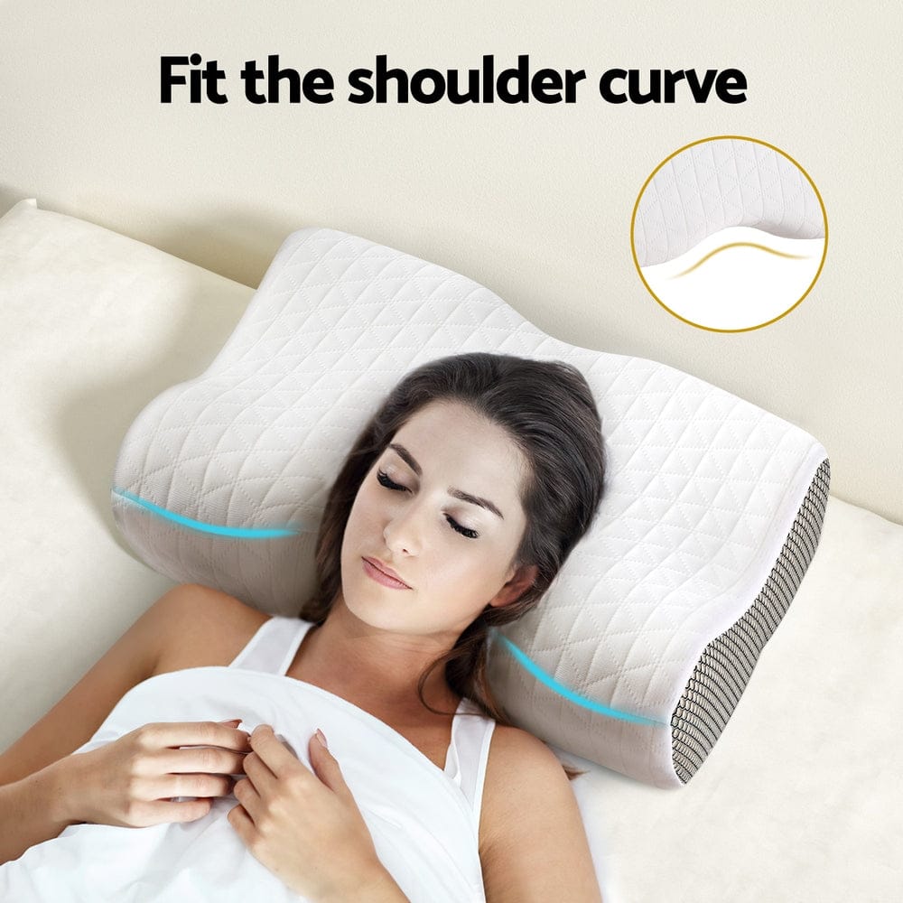Giselle Home & Garden > Bedding > Pillows Giselle Memory Foam Pillow Contour Neck