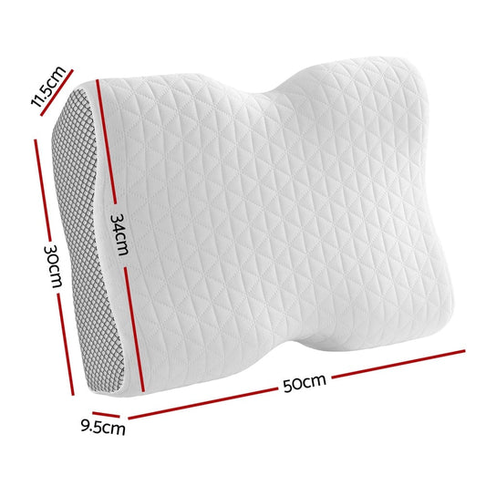 Giselle Home & Garden > Bedding > Pillows Giselle Memory Foam Pillow Contour Neck