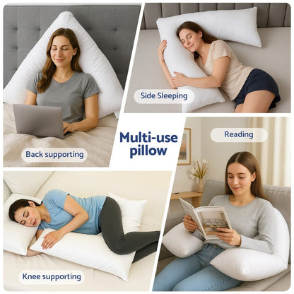 Giselle Home & Garden > Bedding > Pillows Giselle V Shape Pillow Boomerang Nursing Body Cushion