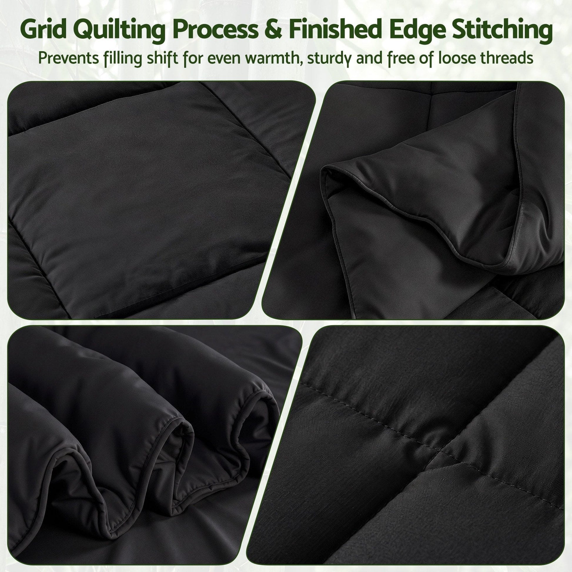 Giselle Home & Garden > Bedding > Quilts & Duvets Giselle 200GSM Bamboo Microfibre Double Quilt Lightweight All Season Doona Duvet