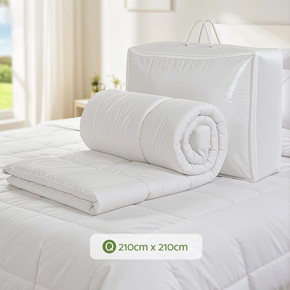 Giselle Home & Garden > Bedding > Quilts & Duvets Giselle Bedding 200GSM Bamboo Quilt Summer Quilts All Season Doona Duvet Lightweight Queen