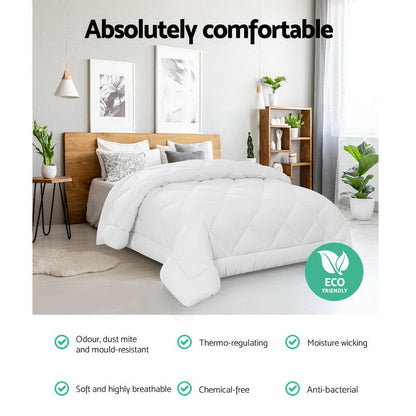 Giselle Home & Garden > Bedding > Quilts & Duvets Giselle Bedding 400GSM Microfibre Bamboo Quilt King