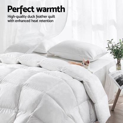 Giselle Home & Garden > Bedding > Quilts & Duvets Giselle Bedding 500GSM Duck Down Feather Quilt Queen